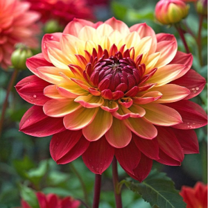 Георгин Оникс Найт купить по цене от 590р. в интернет-магазине «Посадика» с доставкой почтой в в Новомичуринске и по всей России – [изображение №1].